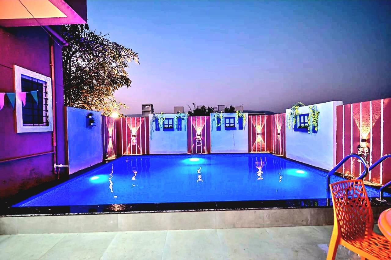 Ll Empyrean Stay Ll Airawat Villa Ll 2Bhk Ll Ac Ll Private Pool Ll Wifi Ll Lonavala Bagian luar foto